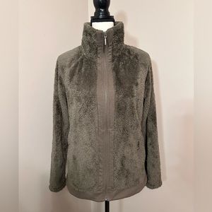 The North Face Green Teddy Bear Fleece Jacket Size Medium